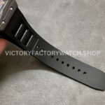 KV Factory Richard Mille RM 11-03 44.5mm Carbon Fiber Black Rubber Strap Arabic Numerals Skeletonized Dial
