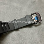 KV Factory Richard Mille RM 11-03 44.5mm Carbon Fiber Black Rubber Strap Arabic Numerals Skeletonized Dial