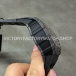 KV Factory Richard Mille RM 11-03 44.5mm Carbon Fiber Black Rubber Strap Arabic Numerals Skeletonized Dial