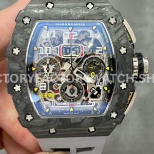 KV Factory Richard Mille RM 11-03 carbon fiber grey rubber strap Arabic numerals skeletonized dial