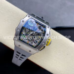 KV Factory Richard Mille RM 11-03 44.5mm Titanium Grey Rubber Strap Arabic Numerals Skeletonized (5) KV Factory Richard Mille RM 11-03 44.5mm Titanium Grey Rubber Strap Arabic Numerals Skeletonized Dial