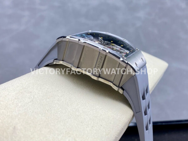 KV Factory Richard Mille RM 11-03 44.5mm Titanium Grey Rubber Strap Arabic Numerals Skeletonized Dial (1) KV Factory Richard Mille RM 11-03 44.5mm Titanium Grey Rubber Strap Arabic Numerals Skeletonized Dial