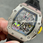 KV Factory Richard Mille RM 11-03 44.5mm Titanium Rubber Strap Arabic Numerals Skeletonized Dial (3) KV Factory Richard Mille RM 11-03 44.5mm Titanium Rubber Strap Arabic Numerals Skeletonized Dial