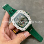 KV Factory Richard Mille RM 11-03 CA ATZ 44.5mm Ceramic Green Rubber Strap Skeletonized Green Dial ( (3) KV Factory Richard Mille RM 11-03 CA ATZ 44.5mm Ceramic Green Rubber Strap Skeletonized Green Dial