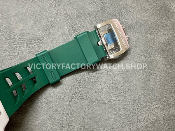 KV Factory Richard Mille RM 11-03 CA ATZ 44.5mm Ceramic Green Rubber Strap Skeletonized Green Dial ( (5) KV Factory Richard Mille RM 11-03 CA ATZ 44.5mm Ceramic Green Rubber Strap Skeletonized Green Dial
