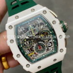 KV Factory Richard Mille RM 11-03 CA ATZ 44.5mm Ceramic Green Rubber Strap Skeletonized Green Dial ( (6) KV Factory Richard Mille RM 11-03 CA ATZ 44.5mm Ceramic Green Rubber Strap Skeletonized Green Dial