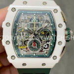 KV Factory Richard Mille RM 11-03 CA ATZ 44.5mm Ceramic Green Rubber Strap Skeletonized Green Dial ( (7) KV Factory Richard Mille RM 11-03 CA ATZ green ceramic green rubber strap skeletonized green dial