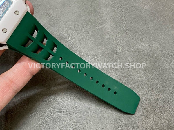 KV Factory Richard Mille RM 11-03 CA ATZ 44.5mm Ceramic Green Rubber Strap Skeletonized Green Dial ( (9) KV Factory Richard Mille RM 11-03 CA ATZ 44.5mm Ceramic Green Rubber Strap Skeletonized Green Dial