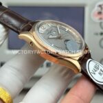 MKS Factory Vacheron Constantin Fiftysix 4000E/000R-B438 40mm Rose Gold Brown Leather Strap Arabic Numerals Silver Dial
