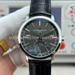MKS Factory Vacheron Constantin Traditionnelle Complete Calendar 4010T 000G B740 41mm white gold leather strap grey dial replica watch