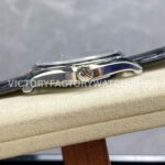 MKS Factory Vacheron Constantin Fiftysix 4600E/000A-B442 40mm Steel Leather Strap Arabic Numerals Silver Dial