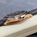 MKS Factory Vacheron Constantin Fiftysix 4600E/000R-B576 40mm Rose gold Leather Strap Arabic Numerals Brown Dial