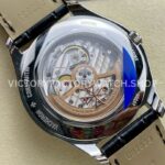 MKS Factory Vacheron Constantin Fiftysix 4600E/000A-B442 40mm Steel Leather Strap Arabic Numerals Silver Dial