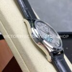 MKS Factory Vacheron Constantin Fiftysix 4600E/000A-B442 40mm Steel Leather Strap Arabic Numerals Silver Dial