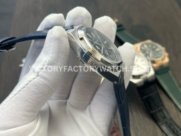 MKF Factory Vacheron Constantin Overseas Dual Time 7900V-110A-B334 Leather Strap Blue Dial (4) MKF Factory Vacheron Constantin Overseas Dual Time 7900V/110A-B334 41mm Leather Strap Blue Dial