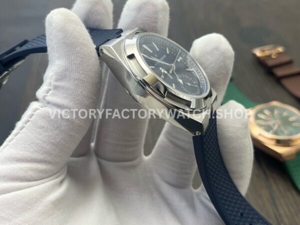 MKF Factory Vacheron Constantin Overseas Dual Time 7900V-110A-B334 Rubber Strap Blue Dial (1) MKF Factory Vacheron Constantin Overseas Dual Time 7900V/110A-B334 41mm Rubber Strap Blue Dial