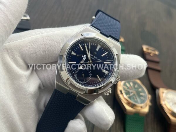 MKF Factory Vacheron Constantin Overseas Dual Time 7900V-110A-B334 Rubber Strap Blue Dial (3) MKF Factory Vacheron Constantin Overseas Dual Time 7900V/110A-B334 41mm Rubber Strap Blue Dial