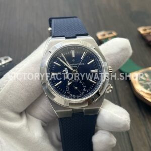 MKF Factory Vacheron Constantin Overseas Dual Time 7900V 110A B334 41mm rubber strap blue dial replica watch