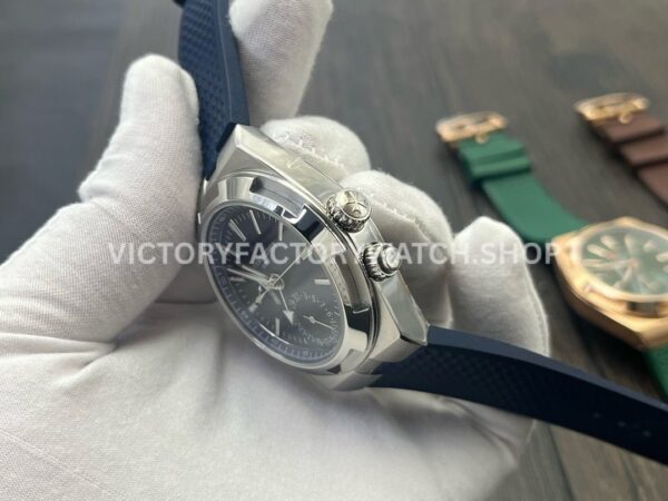 MKF Factory Vacheron Constantin Overseas Dual Time 7900V-110A-B334 Rubber Strap Blue Dial (8) MKF Factory Vacheron Constantin Overseas Dual Time 7900V/110A-B334 41mm Rubber Strap Blue Dial