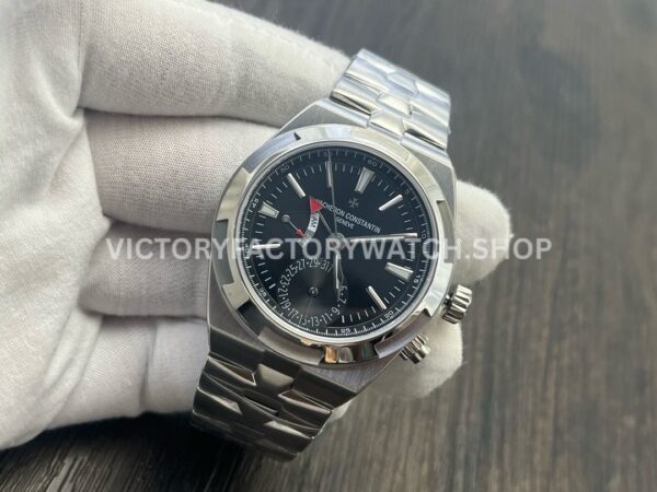 MKF Factory Vacheron Constantin Overseas Dual Time 7900V/110A-B546 41mm Full Steel Black Dial
