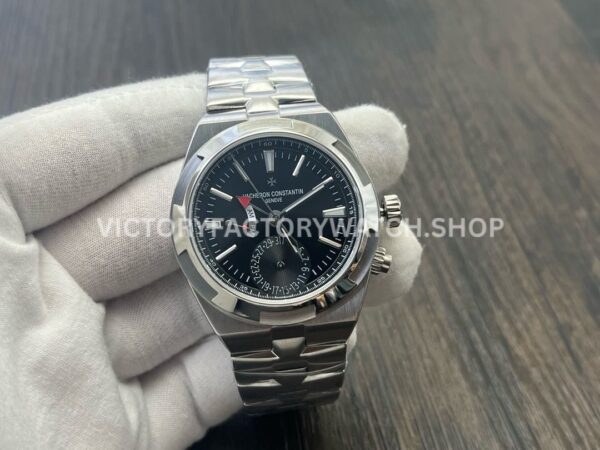 MKF Factory Vacheron Constantin Overseas Dual Time 7900V 110A B546 41mm full steel black dial replica watch