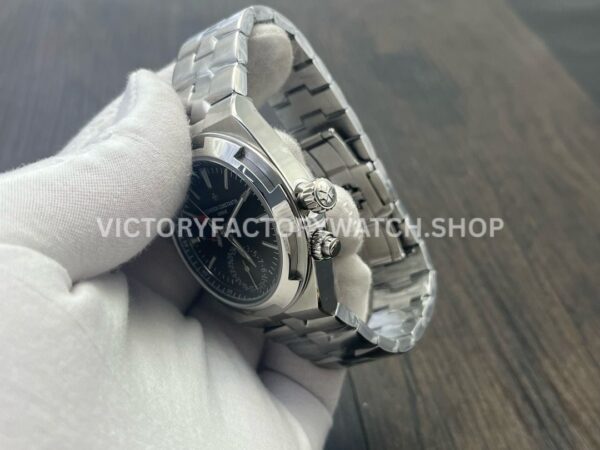 MKF Factory Vacheron Constantin Overseas Dual Time 7900V/110A-B546 41mm Full Steel Black Dial