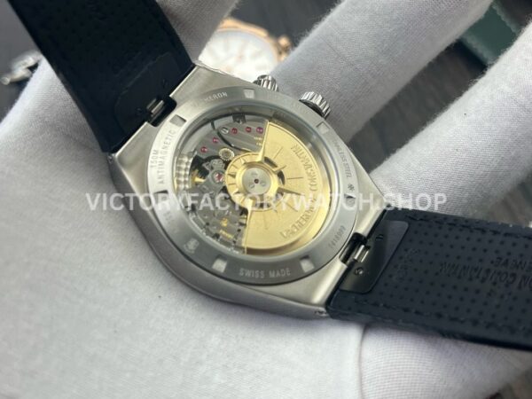 MKF Factory Vacheron Constantin Overseas Dual Time 7900V-110A-B546 Leather Strap Black Dial (2) MKF Factory Vacheron Constantin Overseas Dual Time 7900V/110A-B546 41mm Leather Strap Black Dial