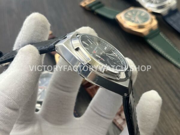 MKF Factory Vacheron Constantin Overseas Dual Time 7900V-110A-B546 Leather Strap Black Dial (4) MKF Factory Vacheron Constantin Overseas Dual Time 7900V/110A-B546 41mm Leather Strap Black Dial
