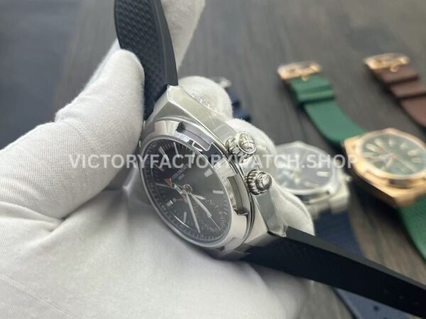 MKF Factory Vacheron Constantin Overseas Dual Time 7900V-110A-B546 Rubber Strap Black Dial (4) MKF Factory Vacheron Constantin Overseas Dual Time 7900V/110A-B546 41mm Rubber Strap Black Dial