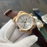 MKF Factory Vacheron Constantin Overseas Dual Time 7900V000R-B336 Leather Strap Rose Gold Silver Dial (3) MKF Factory Vacheron Constantin Overseas Dual Time 7900V/000R-B336 41mm Rose Gold Leather Strap Silver Dial