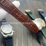 MKF Factory Vacheron Constantin Overseas Dual Time 7900V000R-B336 Leather Strap Rose Gold Silver Dial (6) MKF Factory Vacheron Constantin Overseas Dual Time 7900V/000R-B336 41mm Rose Gold Leather Strap Silver Dial
