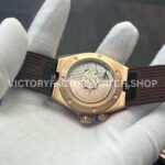 MKF Factory Vacheron Constantin Overseas Dual Time 7900V000R-B336 Rubber Strap Rose Gold Silver Dial (4) MKF Factory Vacheron Constantin Overseas Dual Time 7900/V000R-B336 41mm Rubber Strap Rose Gold Silver Dial