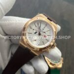 MKF Factory Vacheron Constantin Overseas Dual Time 7900V000R-B336 Rubber Strap Rose Gold Silver Dial (5) MKF Factory Vacheron Constantin Overseas Dual Time 7900/V000R-B336 41mm Rubber Strap Rose Gold Silver Dial