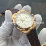 MKF Factory Vacheron Constantin Overseas Dual Time 7900V000R-B336 Rubber Strap Rose Gold Silver Dial (7) MKF Factory Vacheron Constantin Overseas Dual Time 7900/V000R-B336 41mm Rubber Strap Rose Gold Silver Dial