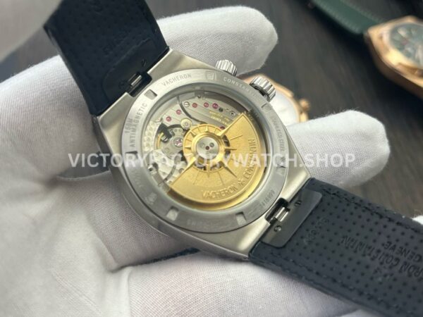 MKF Factory Vacheron Constantin Overseas Dual Time 7900V110A-B333 Leather Strap Silver Dial (4) MKF Factory Vacheron Constantin Overseas Dual Time 7900V/110A-B333 41mm Leather Strap Silver Dial