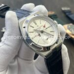 MKF Factory Vacheron Constantin Overseas Dual Time 7900V110A-B333 Leather Strap Silver Dial (7) MKF Factory Vacheron Constantin Overseas Dual Time 7900V/110A-B333 41mm Leather Strap Silver Dial