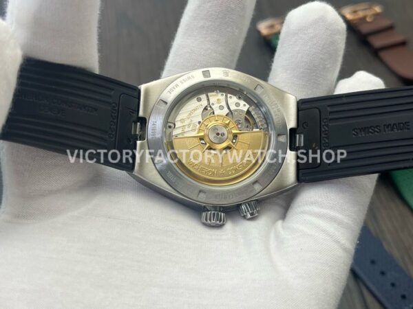 MKF Factory Vacheron Constantin Overseas Dual Time 7900V110A-B333 Rubber Strap Silver Dial (3) MKF Factory Vacheron Constantin Overseas Dual Time 7900V/110A-B333 41mm Rubber Strap Silver Dial