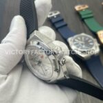 MKF Factory Vacheron Constantin Overseas Dual Time 7900V110A-B333 Rubber Strap Silver Dial (4) MKF Factory Vacheron Constantin Overseas Dual Time 7900V/110A-B333 41mm Rubber Strap Silver Dial