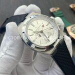 MKF Factory Vacheron Constantin Overseas Dual Time 7900V110A-B333 Rubber Strap Silver Dial (6) MKF Factory Vacheron Constantin Overseas Dual Time 7900V/110A-B333 41mm Rubber Strap Silver Dial
