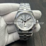 MKF Factory Vacheron Constantin Overseas Dual Time 7900V110A-B333 Silver Dial (4) MKF Factory Vacheron Constantin Overseas Dual Time 7900V 110A B333 41mm silver dial replica watch