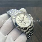 MKF Factory Vacheron Constantin Overseas Dual Time 7900V110A-B333 Silver Dial (6) MKF Factory Vacheron Constantin Overseas Dual Time 7900V/110A-B333 41mm Silver Dial