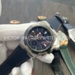 MKF Factory Vacheron Constantin Overseas Dual Time 7910V000T-B922 Canvas Strap Gray Blue Dial (1) MKF Factory Vacheron Constantin Overseas Dual Time 7910V/000T-B922 41mm Canvas Strap Gray Blue Dial