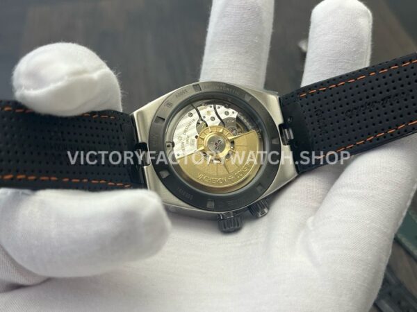 MKF Factory Vacheron Constantin Overseas Dual Time 7910V000T-B922 Canvas Strap Gray Blue Dial (2) MKF Factory Vacheron Constantin Overseas Dual Time 7910V/000T-B922 41mm Canvas Strap Gray Blue Dial