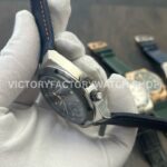MKF Factory Vacheron Constantin Overseas Dual Time 7910V000T-B922 Canvas Strap Gray Blue Dial (3) MKF Factory Vacheron Constantin Overseas Dual Time 7910V/000T-B922 41mm Canvas Strap Gray Blue Dial