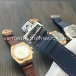 MKF Factory Vacheron Constantin Overseas Dual Time 7910V000T-B922 Canvas Strap Gray Blue Dial (6) MKF Factory Vacheron Constantin Overseas Dual Time 7910V/000T-B922 41mm Canvas Strap Gray Blue Dial