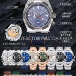 MKF Factory Vacheron Constantin Overseas Dual Time 7910V000T-B922 Gray Blue Dial (1) MKF Factory Vacheron Constantin Overseas Dual Time 7910V/000T-B922 41mm Gray Blue Dial