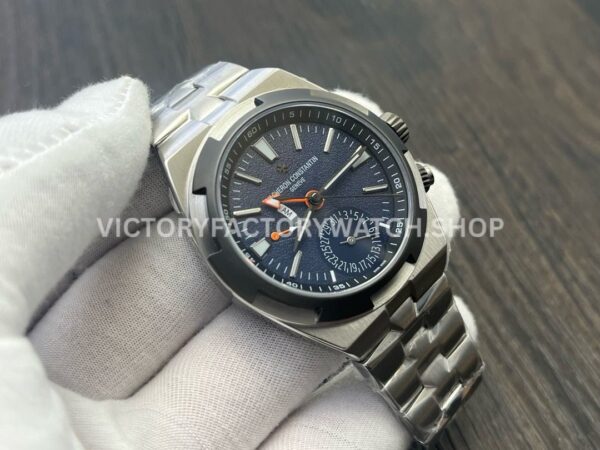 MKF Factory Vacheron Constantin Overseas Dual Time 7910V000T-B922 Gray Blue Dial (6) MKF Factory Vacheron Constantin Overseas Dual Time 7910V/000T-B922 41mm Gray Blue Dial
