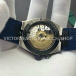 MKF Factory Vacheron Constantin Overseas Dual Time 7910V/000T-B922 41mm Rubber Strap Gray Blue Dial