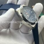 MKF Factory Vacheron Constantin Overseas Dual Time 7910V/000T-B922 41mm Rubber Strap Gray Blue Dial