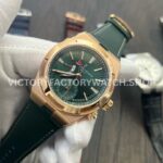 MKF Factory Vacheron Constantin Overseas Dual Time 7920V210R-B965 Leather Strap Rose Gold Green Dial (1) MKF Factory Vacheron Constantin Overseas Dual Time 7920V/210R-B965 41mm Leather Strap Rose Gold Green Dial